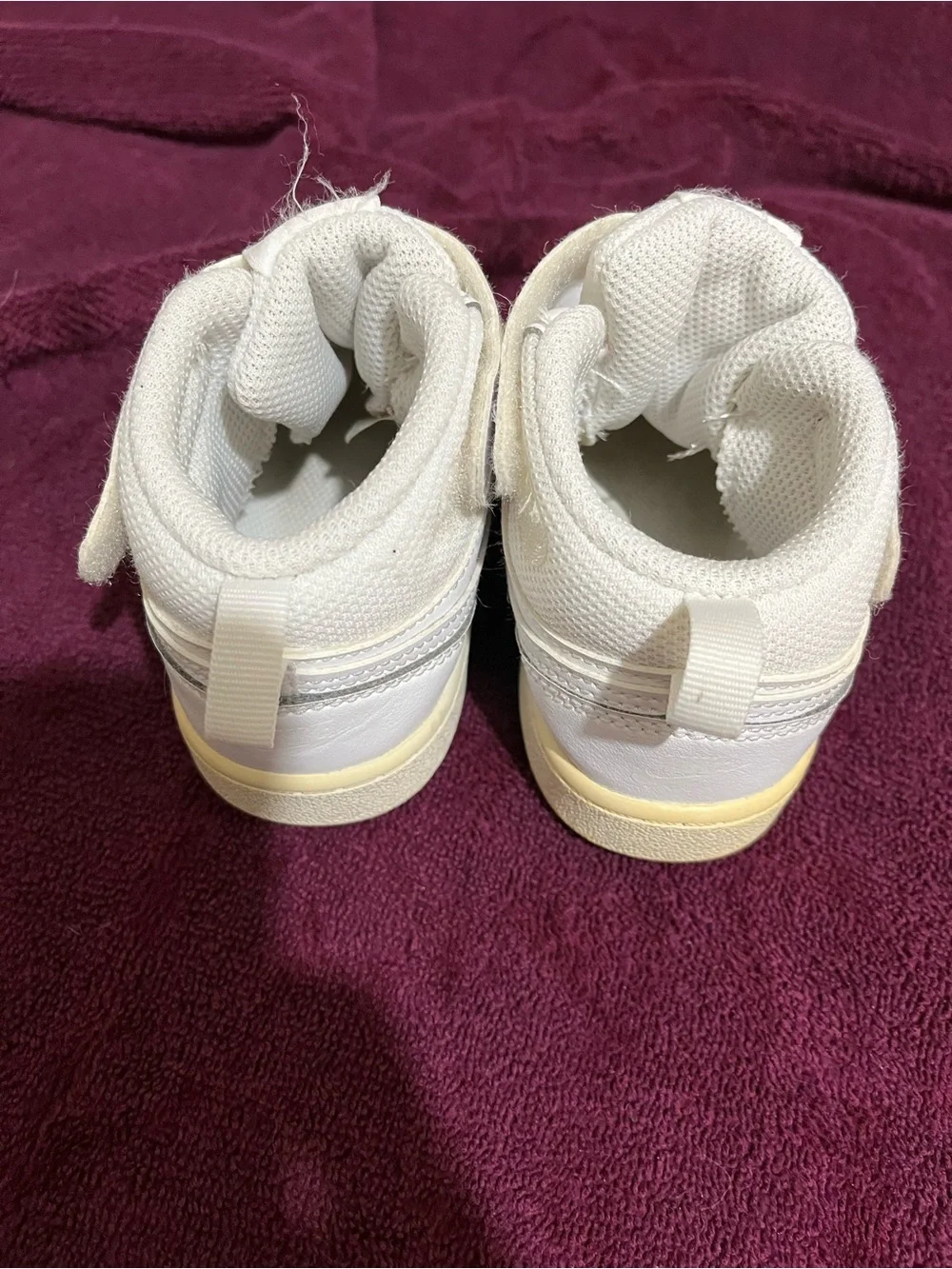 Nike high top sneakers for babies size 7c